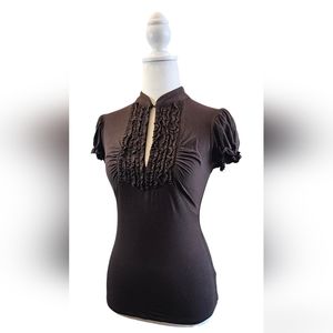 Arden B. Puff-Sleeve Top XS